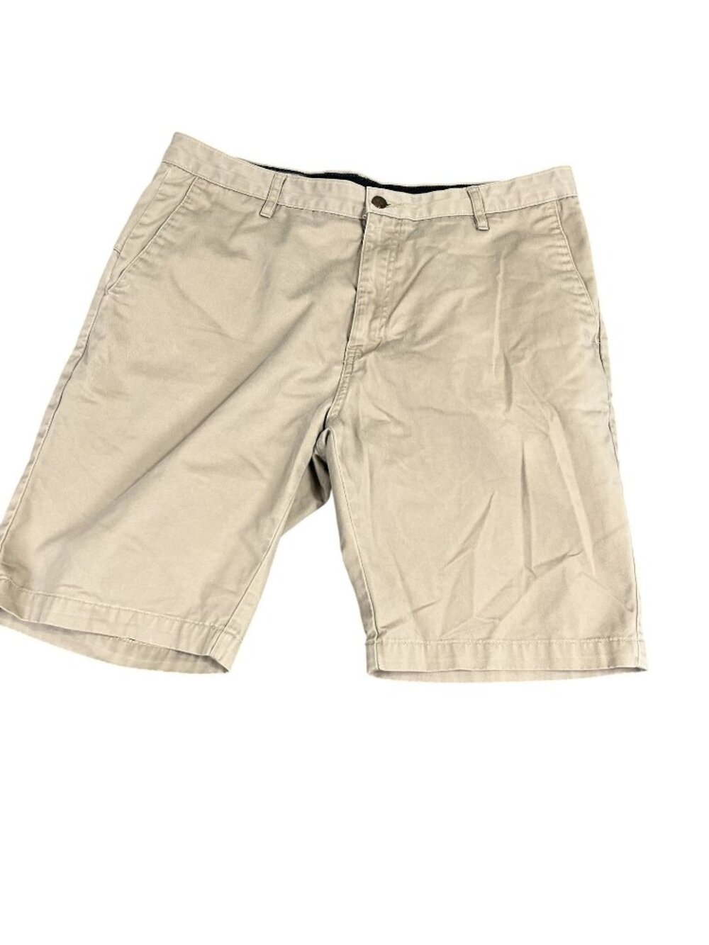 Volcom Mens Khaki Chino Shorts Classic Fit Size 36 Casual